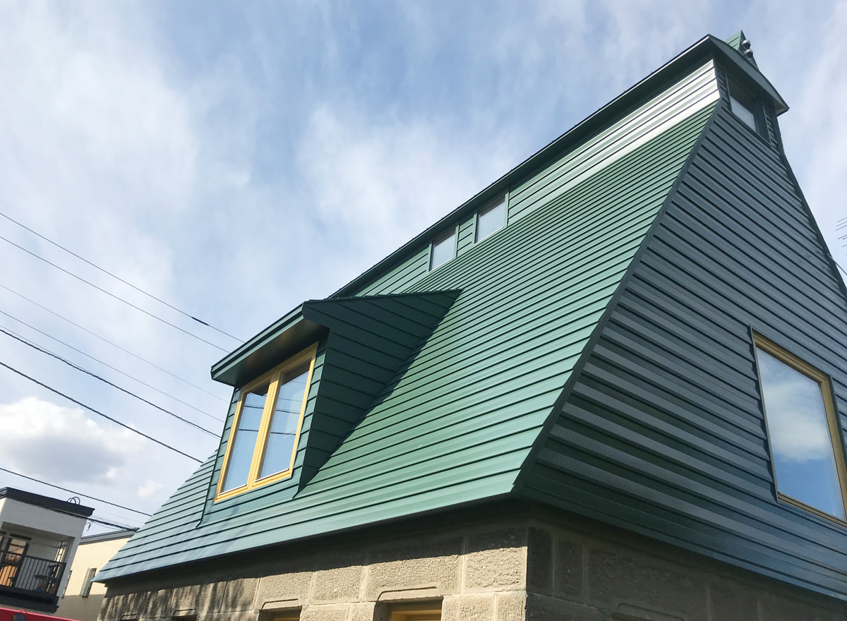 板金横葺き屋根