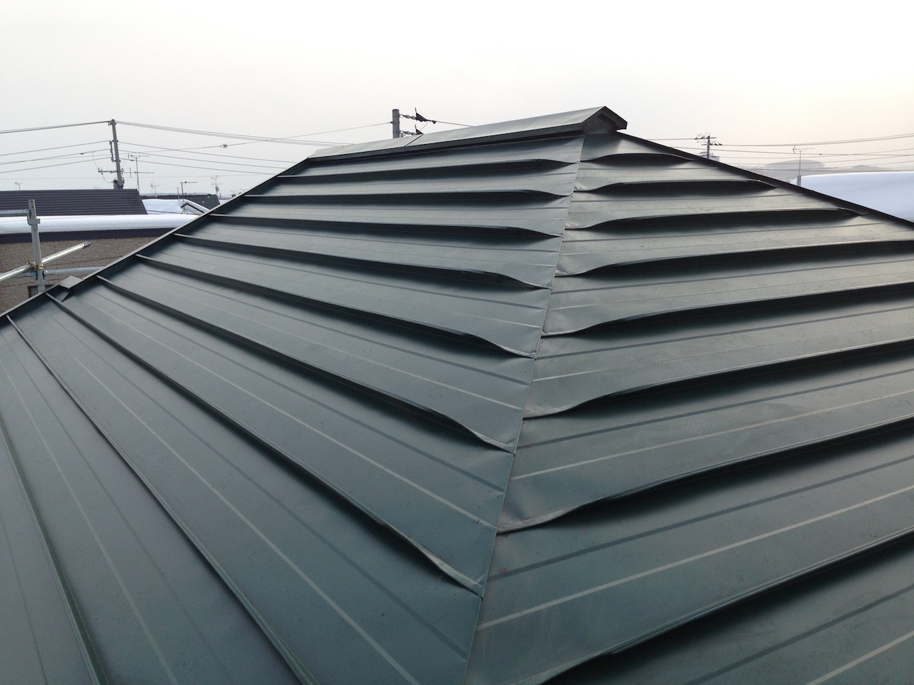 ストッパールーフのすが漏れ修理工事